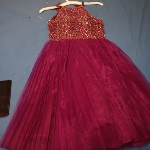 Purple cocktail dress